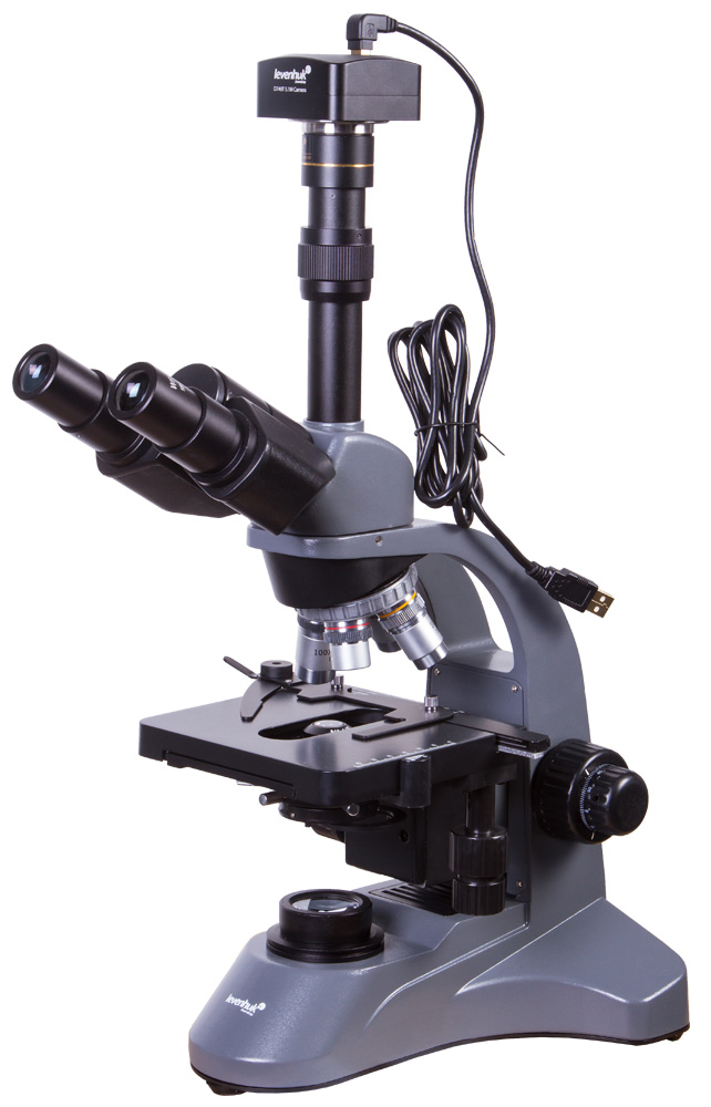 

Микроскоп цифровой Levenhuk D740T, 5,1 Мпикс, тринокулярный