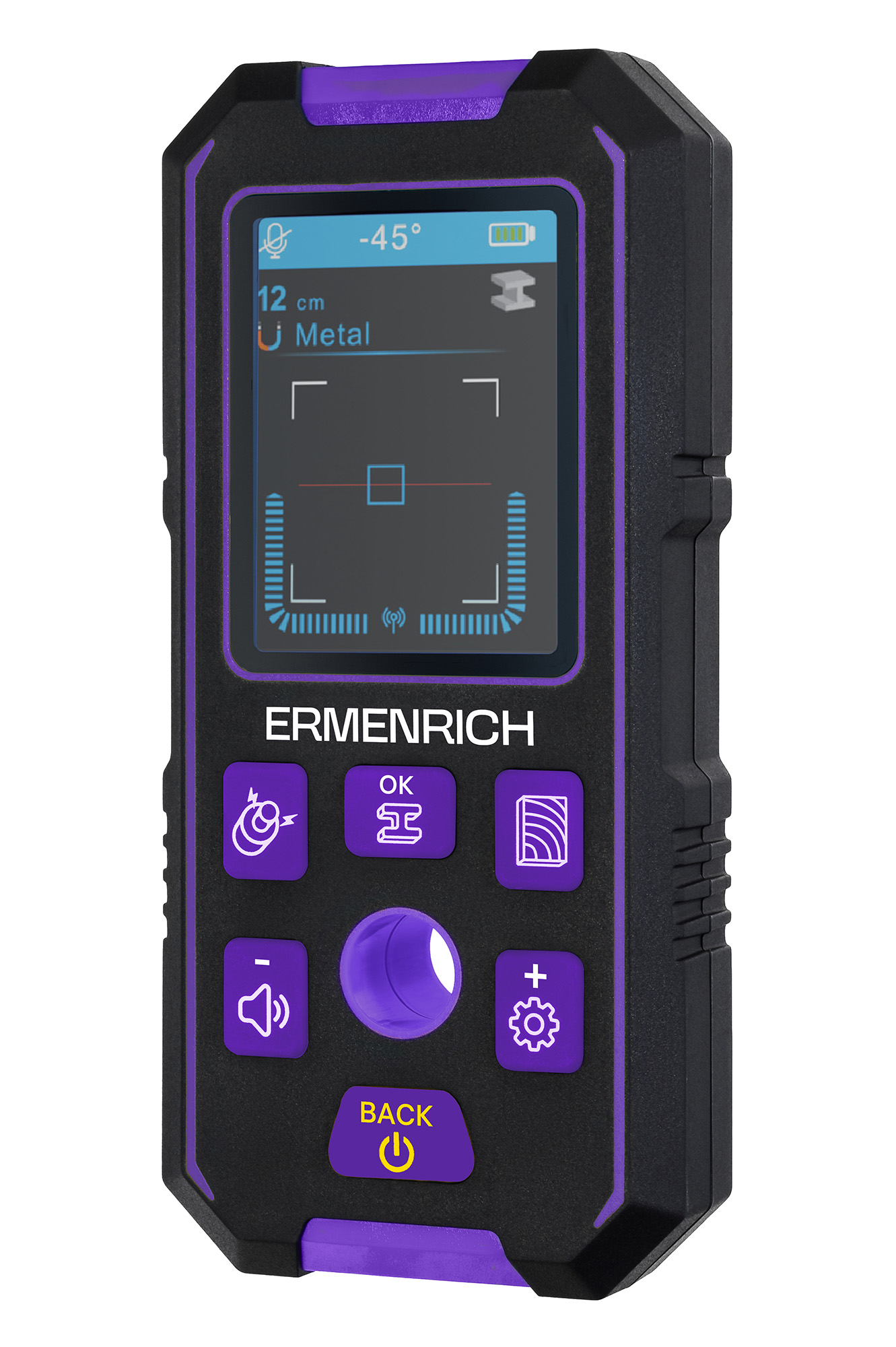 Детектор скрытой проводки Ermenrich Ping SM70