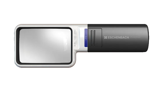 

Лупа на ручке асферическая дифракционная Eschenbach Mobilux LED 4x, 75x50 мм, с подсветкой