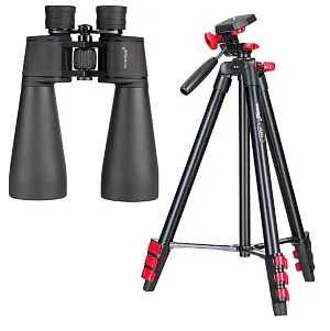 Набор: бинокль Levenhuk Bruno BASE 15x70 со штативом, изображение 1