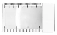 Линза Френеля Kromatech 3х, 115х65 мм, гибкая, линейка-закладка