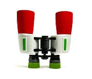 Бинокль Levenhuk Football 210R, красно-бело-зеленый