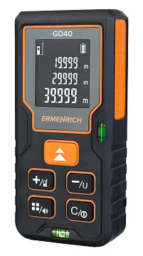 Лазерная рулетка Ermenrich Reel PLUS GD40, черный, изображение 1