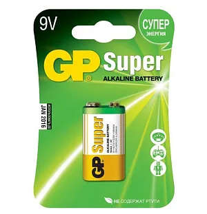 Элемент питания GP Super 9V, изображение 1