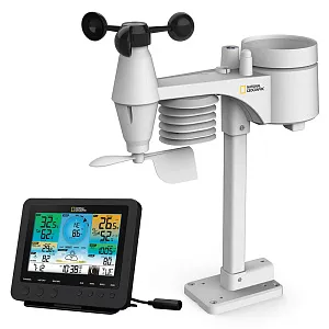 Метеостанция Bresser National Geographic «7 в 1» Wi-Fi с цветным дисплеем, изображение 1