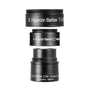 Линза Барлоу Baader Hyperion Zoom 2,25x, 1,25", изображение 1