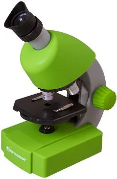 Микроскоп Bresser Junior 40x-640x, зеленый (выставочный образец)