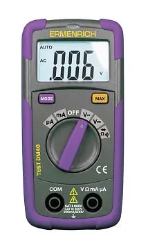 Цифровой мультиметр Ermenrich Test DM40, изображение 1