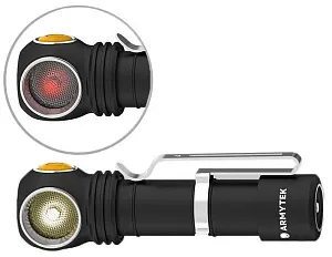 Мультифонарь Armytek Wizard C2 WR Magnet USB, теплый и красный свет, изображение 1