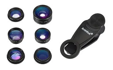 Набор объективов для смартфона Levenhuk Lens S7