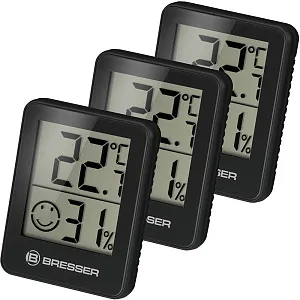 Гигрометр и термометр Bresser Temeo Hygro, набор 3 шт., белый, изображение 1