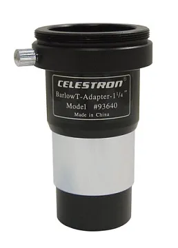 Линза Барлоу Celestron 2x с Т-адаптером, 1,25", изображение 1