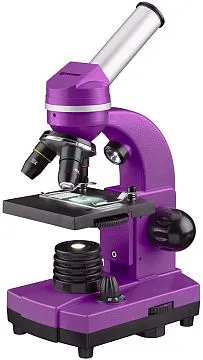 Микроскоп Bresser Junior Biolux SEL 40–1600x, фиолетовый (выставочный образец), изображение 1