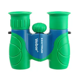 Бинокль детский Veber «Эврика» 6x21, зелено-синий, изображение 4
