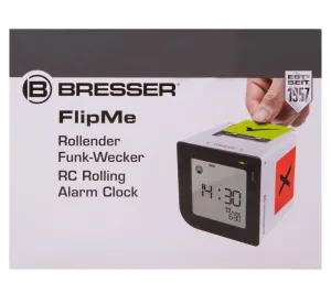 Часы настольные Bresser FlipMe Alarm Clock, серебристые, изображение 12