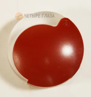 Лупа складная асферическая Eschenbach Mobilent 4x, 35 мм, со шнурком, красная, изображение 5