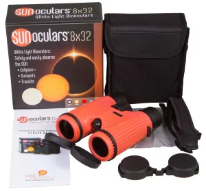 Бинокль солнечный LUNT SUNoculars 8x32, красный, изображение 1