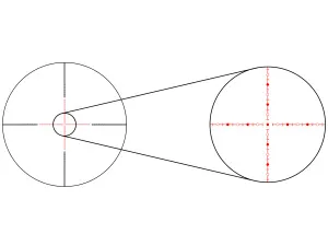 Прицел оптический GAUT Obsidian 1–8x24, сетка 62 (Half MD), изображение 8