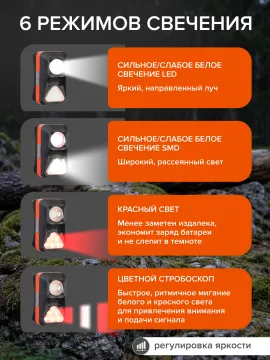 Фонарь налобный Levenhuk Kelvin Ski Race 2026, изображение 17