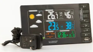Метеостанция La Crosse WS6827 с цветным экраном и USB-портом, изображение 5