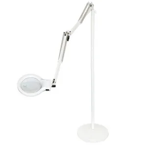 Лупа-лампа напольная «Леда С20-043» 4,5/9x, на пантографе, с подсветкой (20 LED), изображение 4
