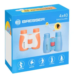 Бинокль детский Bresser Junior 4x40, оранжевый, изображение 10