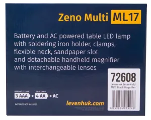Мультилупа Levenhuk Zeno Multi ML17, черная, изображение 14