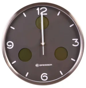 Часы настенные Bresser MyTime io NX Thermo/Hygro, 30 см, серые, изображение 8
