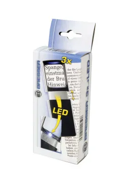 Лупа Bresser 3x, 35x40 мм, LED, изображение 2