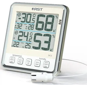 Термогигрометр цифровой RST 02413 (S413) с внешним датчиком, изображение 3