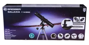 Телескоп Bresser Galaxia 114/900 EQ, с адаптером для смартфона, изображение 11