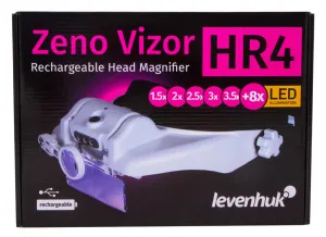 Лупа налобная с аккумулятором Levenhuk Zeno Vizor HR4, изображение 12
