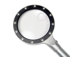 Лупа Levenhuk Zeno 600, 2,5x/5x, 90/21 мм, 12 LED, металл, изображение 4