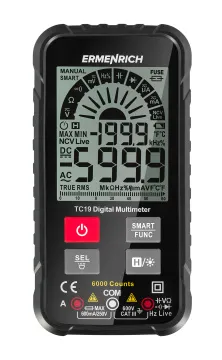 Цифровой мультиметр Ermenrich Zing TC19, изображение 4