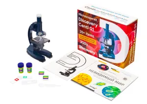 Микроскоп Levenhuk Discovery Centi 01 с книгой, изображение 2