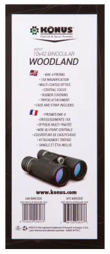 Бинокль Konus Woodland 10x42, изображение 15