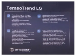 Метеостанция Bresser TemeoTrend LG с радиоуправлением, черная, изображение 12