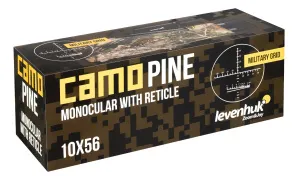 Монокуляр камуфляжный Levenhuk Camo Pine 10x56 с сеткой, изображение 13