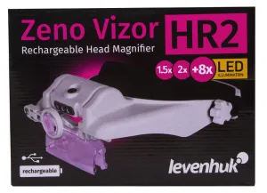 Лупа налобная с аккумулятором Levenhuk Zeno Vizor HR2, изображение 11